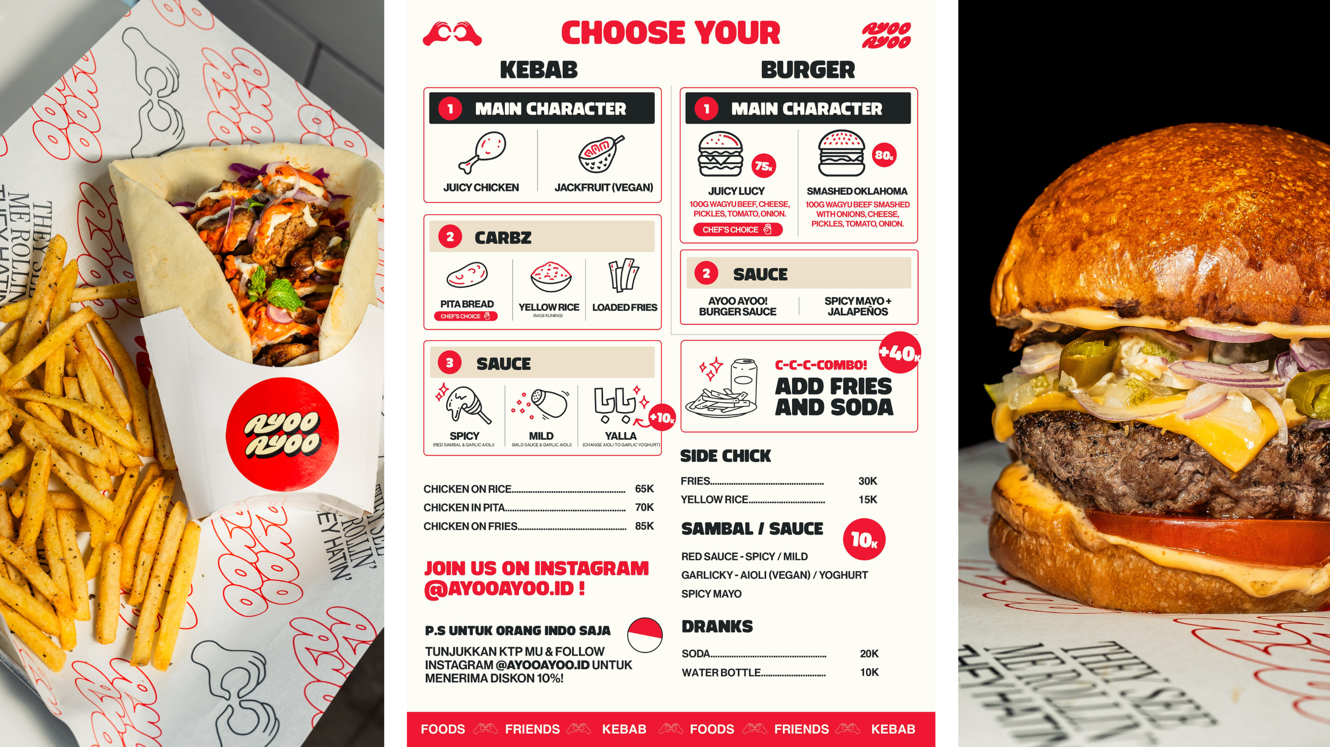 Ayoo Bai Street Food Menu